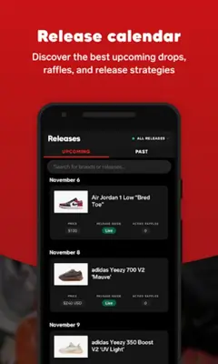 DROPS by SoleSavy - Raffles android App screenshot 3